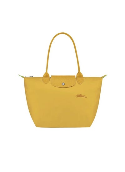 Buy Longchamp women's classic fashion Multi functional Medium travel bag dumpling bag handbag shopping bag long handle shoulder bag yellow in UAE