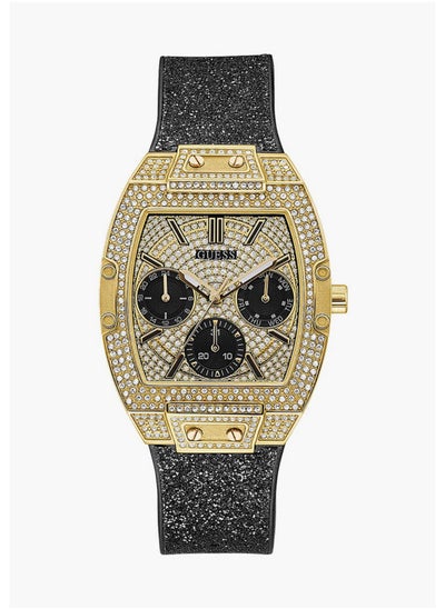 Buy Guess Womens Raven Gold paved with crystals watch GW0105L2 in UAE