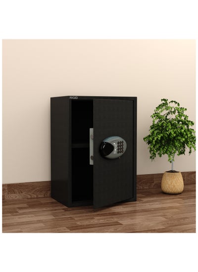 اشتري RIGID Hotel Safe Box with DIgital Keypad Lock Suitable for Cash Money Documents (52x37x35 cm) في الامارات