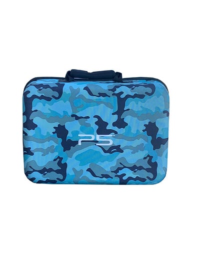 Buy PS5 Carrying Case Travel Storage Bag Compatible with Playstation 5 BLUE ARMY in UAE