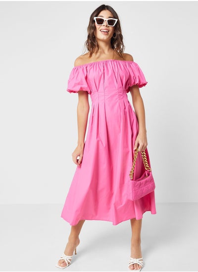 Buy Off Shoulder A Line Dress in Saudi Arabia