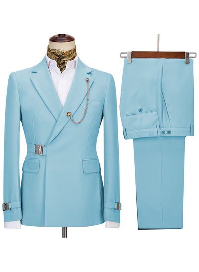 Buy New Fashionable Men's Two-Piece Suit Set in Saudi Arabia