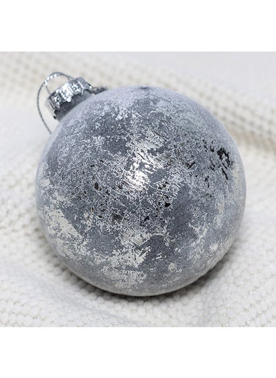 اشتري Decor Ball, Silver - 8 cm في الامارات