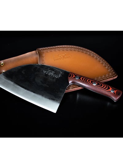 اشتري Samura Mad Bull Serbian Chef’S Knife With Black & Red Handle Blade 180mm في الامارات