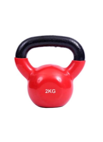 Buy Vinyl Coated Kettlebell With Comfort Grip 2kgs in UAE