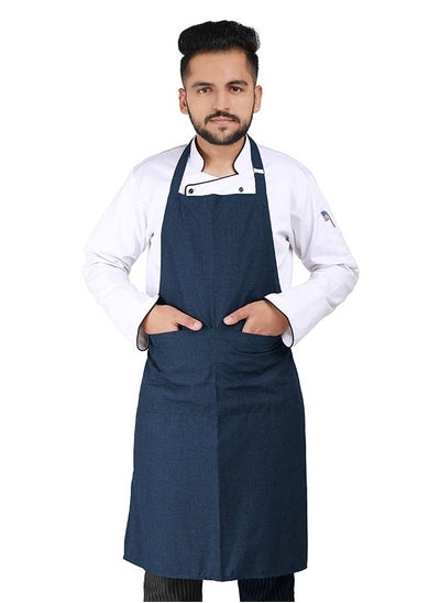 Buy YANEK Kitchen Apron | Unisex Chef Kitchen Adjustable Bib Apron with Pockets | For Home, Restaurant, Cafe in UAE