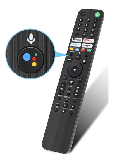 Buy Voice Remote Control RMF-TX520U for Sony TV, Replacement for Sony Bravia OLED LED 4K 8K UHD Smart Google TV, with YouTube, Netflix, Disney+, Prime Video Buttons in UAE