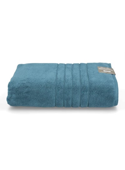 Buy Borabora Bath Towel Blue 70 X 140Cm in Saudi Arabia