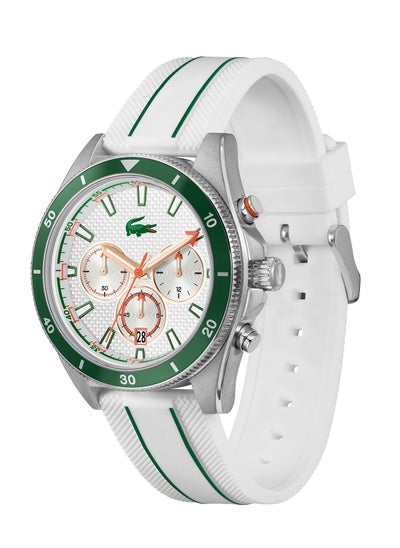 Buy LACOSTE ROUND CHRONOGRAPH MEN'S WHITE CASE WATCH - 2011362 in UAE