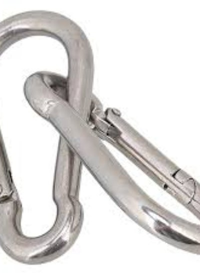 Buy KNP GI Heavy Duty Snap Hook with a 6mm diameter is a robust fastening device typically used in various applications requiring secure attachment and quick release capabilities. in UAE