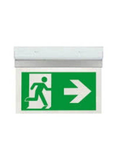 Buy KNP ESP Duceri Emergency Exit Sign Board Indicating Exit Right is a Specialized Safety Device Crucial for Guiding Occupants During Emergencies. in UAE