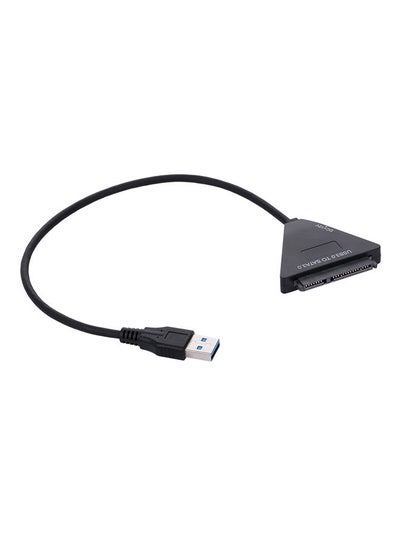 Buy USB 3.0 to SATA SSD Converter Adapter Cable Black in UAE