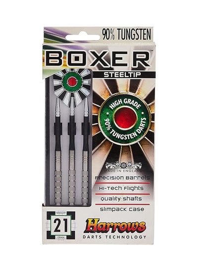 Buy Harrows Bd6112252 Unisex Adult Boxer Tungsten Darts - Silver, 22 Gm in UAE