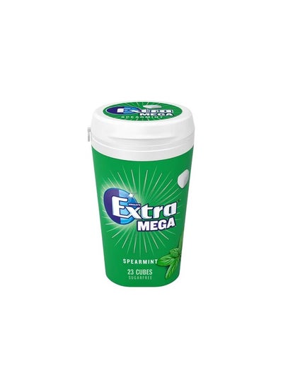 Buy Wrigley's Extra Mega Spearmint Sugar Free Chewing Gum 51.5g in UAE