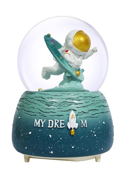 Buy Snow Globes for Kids, SYOSI 80MM Sparkling Astronaut Toy with Music, Astronaut Music Box Birthday Decoration for Boys Girls Age 8-12 in Saudi Arabia