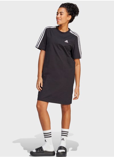 Buy Essential 3 Stripe Boyfriend Dress in UAE