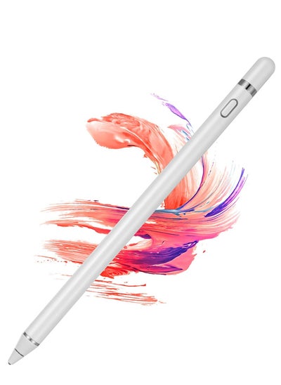 Buy Active Stylus Pens for Touch Screens Digital Stylish Pen Pencil Rechargeable Compatible iOS Android iPad Tablets in UAE