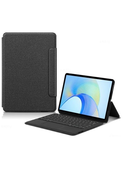 Buy Keyboard Compatible with Honor Pad X9 11.5 inch 2023 Touch Shaft Bluetooth Keyboard Leather Case in UAE