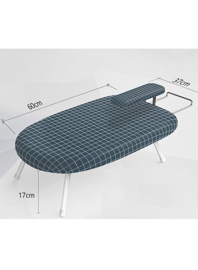 Buy Foldable Scalable Tabletop Ironing Board 60*37*17cm Blue in Saudi Arabia