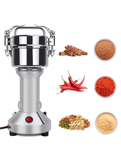 اشتري Electric Grain Grinder 150g High Speed Spice Herb Grinder Mill Pulverizer with 3 Blades Stainless Steel Powder Machine for Dry Spices Herbs Grains Coffee Seeds Rice Corn Pepper 950W RE-5416 في السعودية