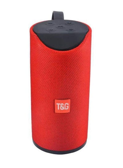 Buy TG113 Portable Outdoor Bluetooth Speaker Wireless Compatible with Mini TF Card and USB Connection red in Egypt