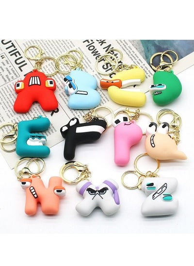 اشتري Letter Legend Alphabet Lore Epoxy Doll Keychain Alphabet Pendant Bag Accessories Doll Set of 11 في السعودية