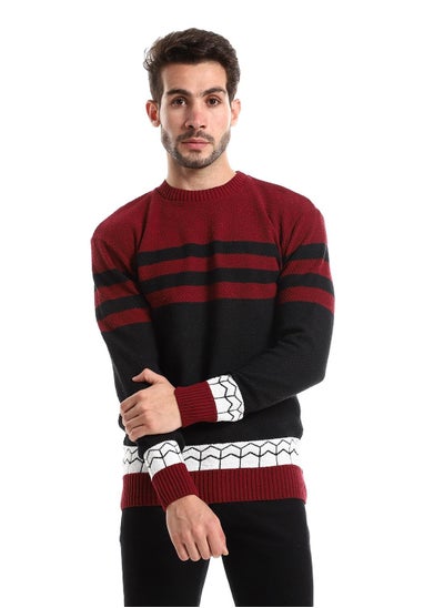 Buy Wool Mens Pullover With Multi Design in Egypt