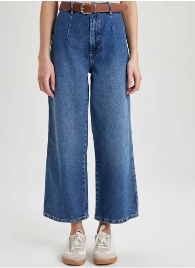 Buy Culotte Fit Jean Trousers in UAE