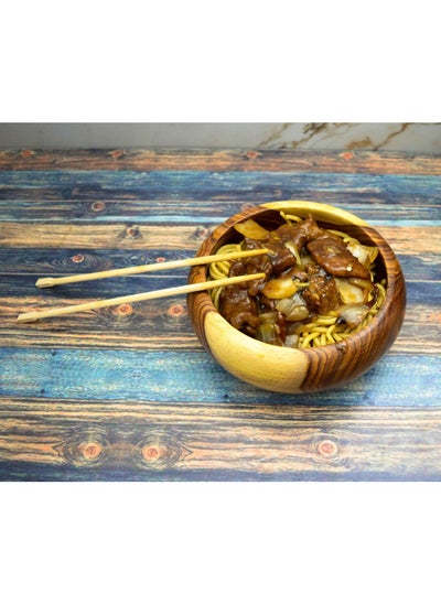 Buy Handmade wooden bowl of healthy wood, 100% natural in Egypt