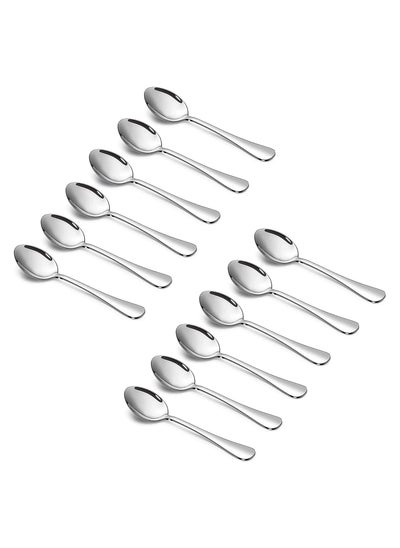 Buy Tea Spoon 12Pc Set Food-Grade Stainless Steel Tea Spoon in UAE