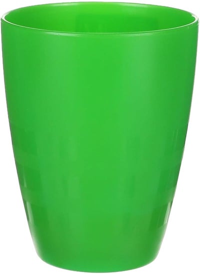 اشتري M-Design Small Plastic Cup 300ml, Microwave, Dishwasher and Food Safe - Great for camping and kids (Green) في مصر