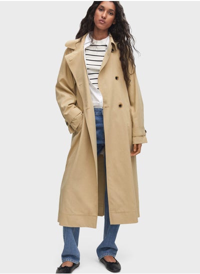 اشتري Longline Trench Coat في السعودية