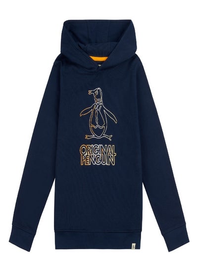 Buy Penguin Boys Ombre Jersey Hoodie in Saudi Arabia