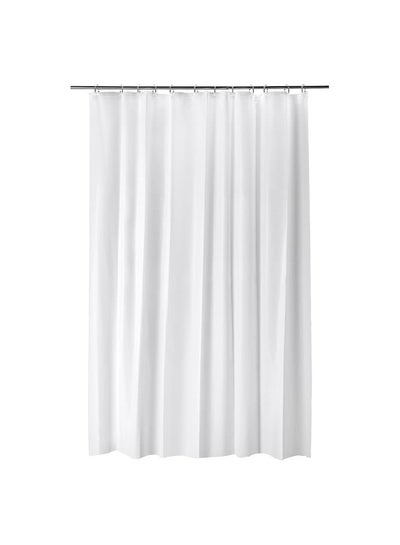 Buy White Shower Curtain 180x200 cm in Egypt