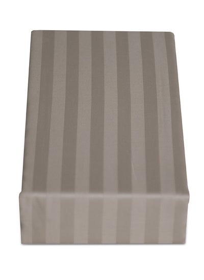 اشتري Cannon Bed Sheet Single 1Pc Stripe  Beige C في الامارات