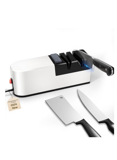 Buy Electric Knife Sharpener, 5 in 1 Knife Sharpening System with Straight Blade, Professional Diamond Knife Sharpener for Rough Sharpening, Repair and Sharpening of Knives, Efficient Sharpening (TC1) in UAE