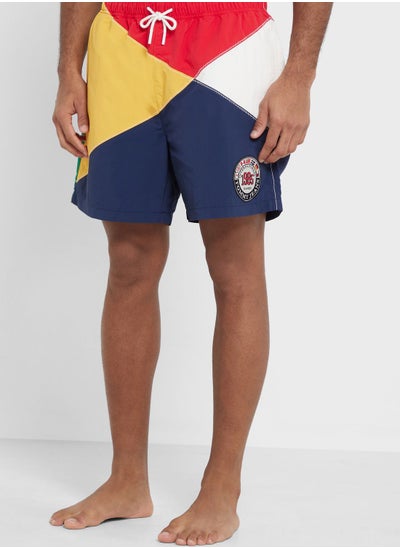 Buy Logo Color Block Shorts in UAE