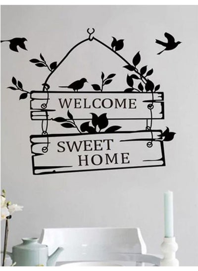 اشتري Waterproof Wall Sticker Welcome home, home decor wall sticker - في مصر