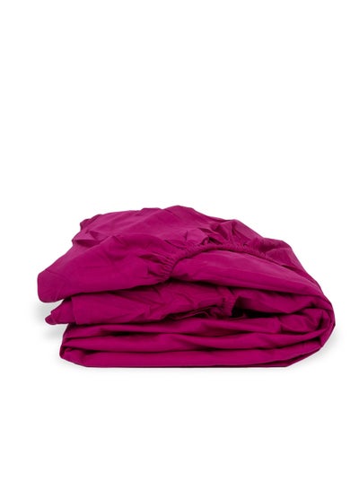 Buy Fitted Sheet Purple 180x200 in Egypt