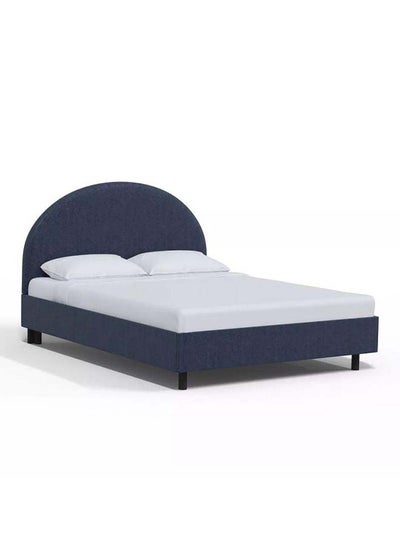 Buy Supreme Comfort: Swedish Wood King Bed - Prestige Blue Majesty (160x200x140) by Alhome in Saudi Arabia