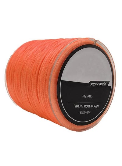 Buy 300m PE Fishing Line Carp 4 Strands Braided Anti Bite Line for Reservoir Lure Fishing Orange1.5 in Saudi Arabia