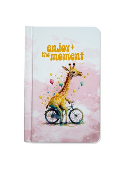 Buy Enjoy The Moment A6 Printed Notebook Size 14.8*10.5 (Giraffe) in Egypt