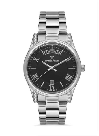 اشتري Stainless Steel daniel_klein women Black Dial round Analog Wrist Watch DK.1.13227-2 في مصر