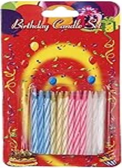 Buy Other Birthday Candles, Set of 12 - Multi Color in Egypt