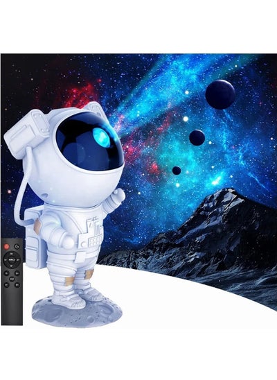 Buy Star Projector Galaxy Night Light Astronaut Starry Nebula Ceiling LED Lamp Kids Room Decor Aesthetic 360°Rotation Magnetic Head Light in Saudi Arabia