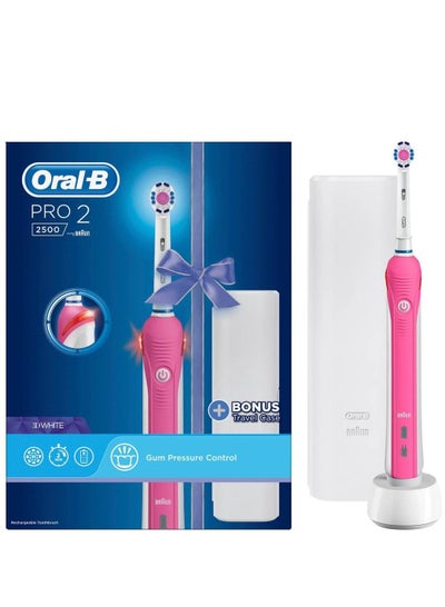 اشتري Oral-B Pro 2 2500W Electric Rechargeable Toothbrush في الامارات