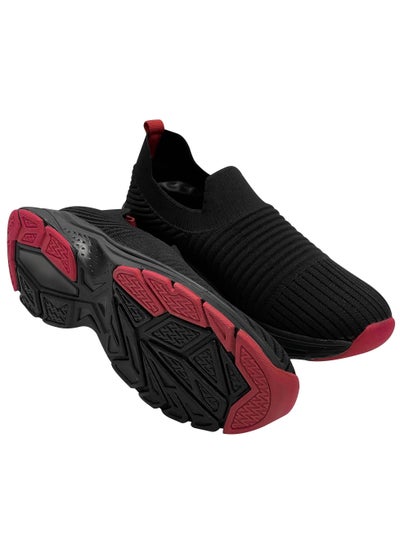 Buy RED-black Sports Shoes Washable With Light EVA Sole in Egypt