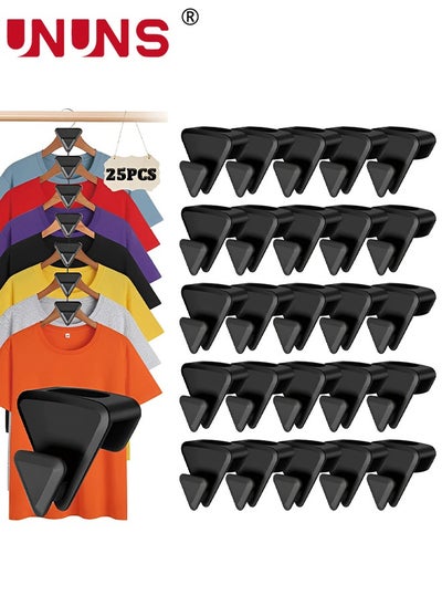 اشتري Space-Saving Clothes Hanger Hooks,25PCS Heavy Duty Cascading Clothes Hanger Hooks,Hangers To Create Up To 5X More Closet Space For Clothes في الامارات