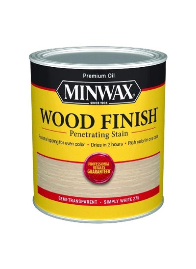 Buy Wood Finish Oil-Based Quick Drying Penetrating Stain Simply White 1qt 700524444 in Saudi Arabia