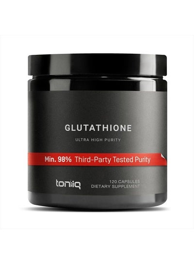 toniiq ultra high strength glutathione capsules NSF Certified - 1000mg Ultra High Strength Glutathione Capsules